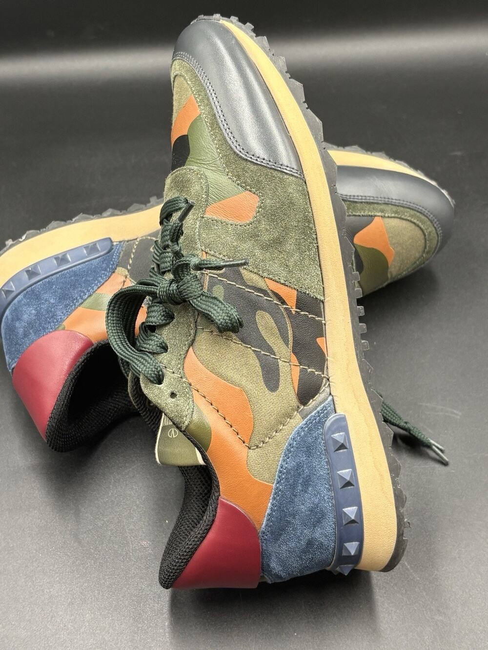 VALENTINO GARAVANI ROCKRUNNER CAMO SNEAKERS EU 41 /UK 7/ AU7